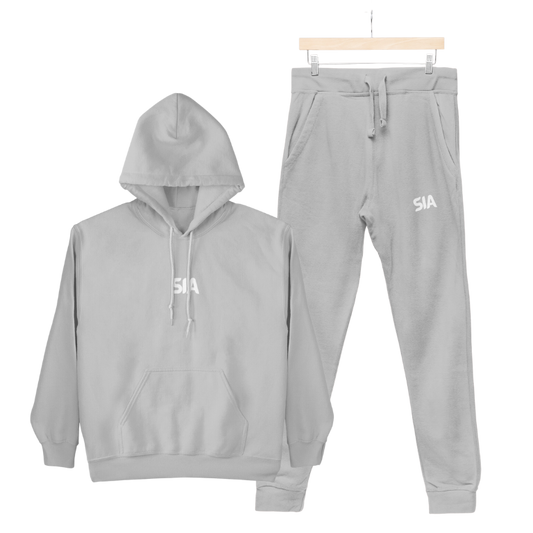 Grey | Unisex Hooded Sweatshirt and Sweat pant | Travel Pack