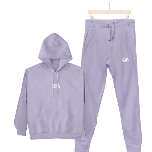 Lavender | Unisex Hooded Sweatshirt and Sweat pant | Travel Pack