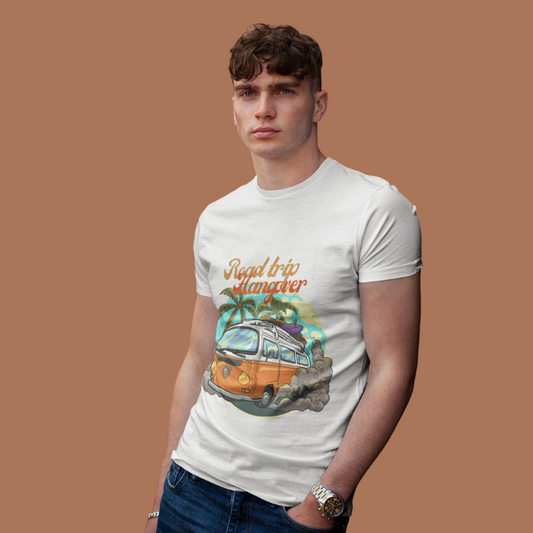 Road Trip Hangover | Men's Exploration T-Shirt | White